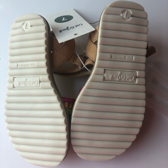 NWT Cat & Jack Toddler Girl Rainbow Sandals Sz 7 - Picture 7 of 8
